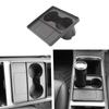 For Tesla Model 3/Y 2024-2024 Central Control Cup Holder Card Key Limit Area Storage Box Beverage Non-slip Double Hole Insert