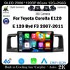 Android 14 для Toyota Corolla E120 E 120 Byd F3 2007-2011 Dsp 4G LTE автомобильное видео радио мультимедиа GPS плеер Carplay