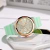 Student Style Silicone Watch For Women Ladies Casual Quartz With Sapphire Glass Dial
