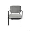 Fauteuil - DKD Home Decor - Métal - Gris - 62x76x76 Cm - 1 Place - Design Contemporain
