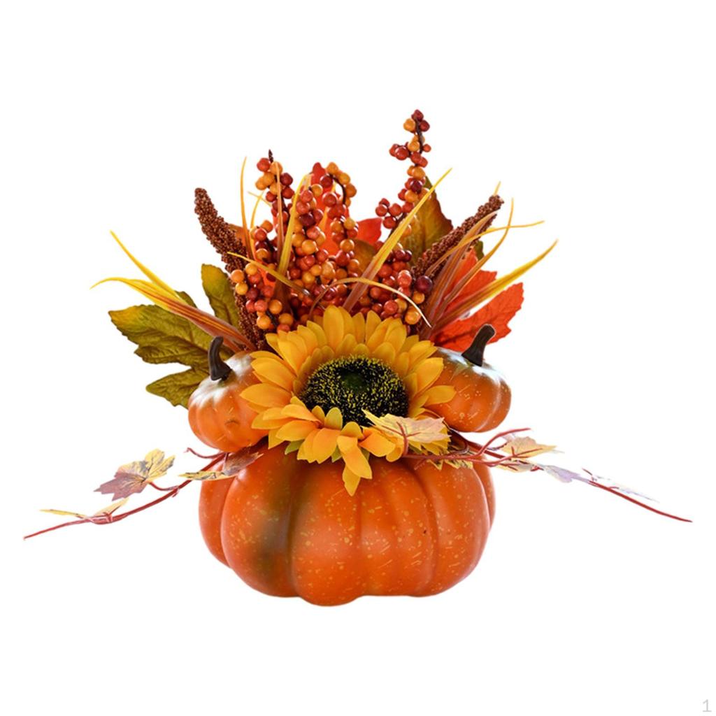Искусственный цветок тыквы, поддельные тыквы из пеноматериала, модель украшения на День благодарения для вечеринки