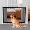 1pc Home Dog Gate Portable Folding Pet Gate Magic Indoor Mesh Dog Gate for Stairs and Doorways
