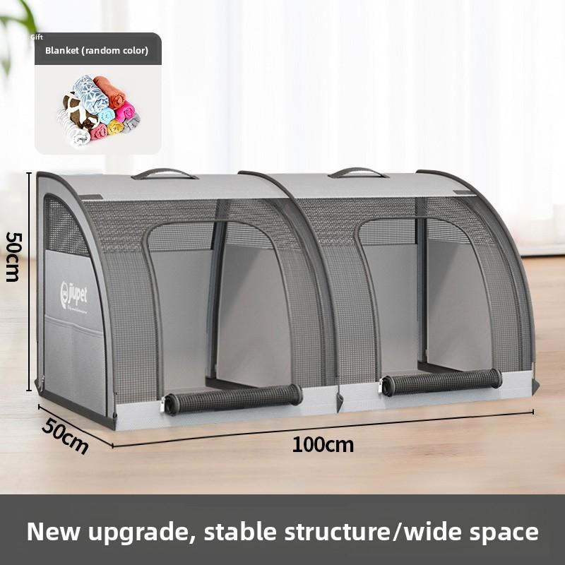 Car Dog Bed for Back Seat Portable Pet Carrier Kennel Safety Breathable Cat Nest for Small Medium Dogs and Cats Travel Cage