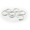Split Rings - DTM - 7mm - Set of 20 - Silver Color - Unisex