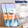 2PCS HD Hydrogel Film for iPhone Samsung Huawei Honor Xiaomi Redmi OPPO Realme Vivo OnePlus Phone Screen Protector Soft Full Cover