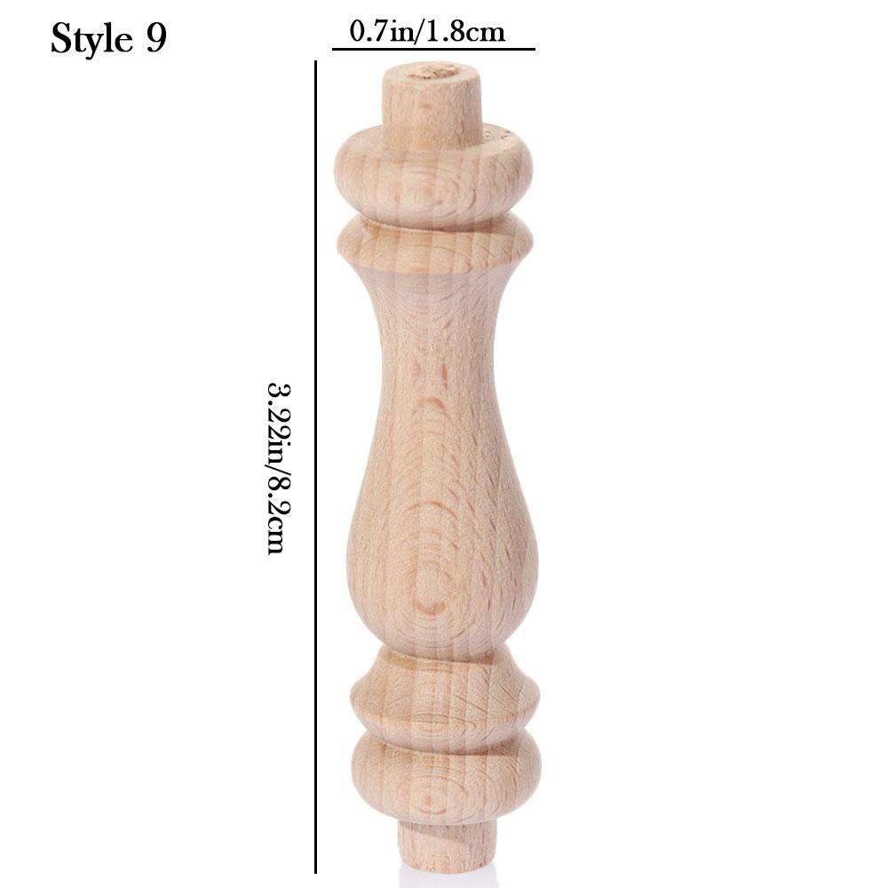 Украшения для рукоделия, аксессуары, мебельные ножки, домашний декор, винтажные деревянные резные ножки для сиденья шкафа