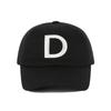 DEINET D LOGO CAP IN BLACK