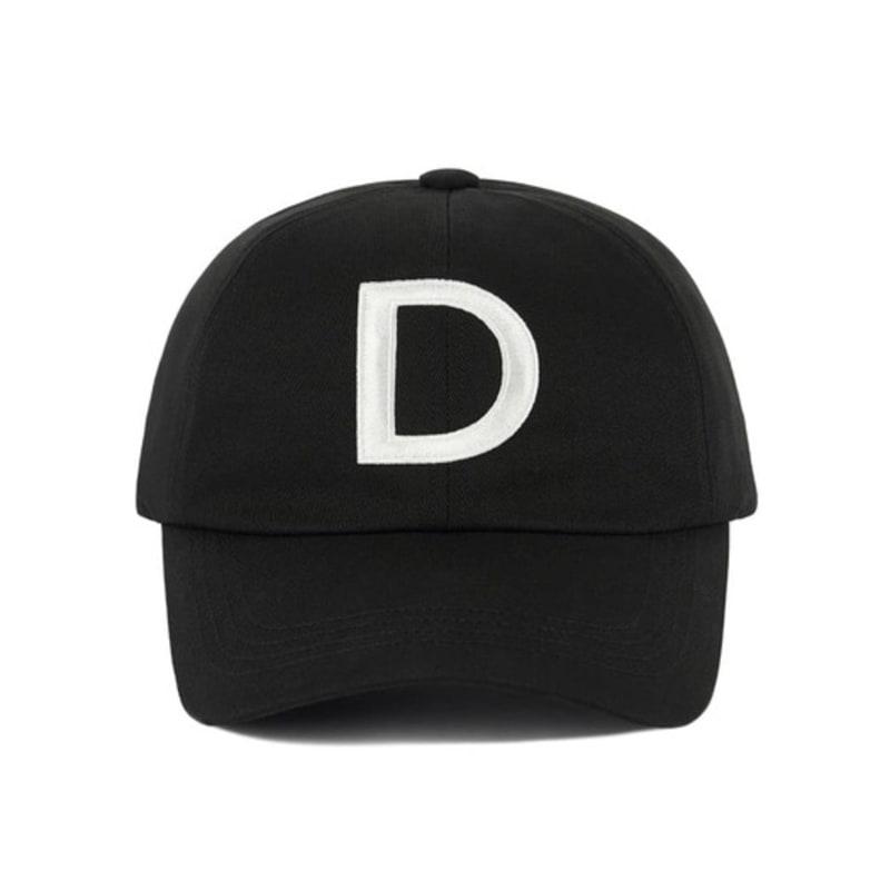 DEINET D LOGO CAP IN BLACK