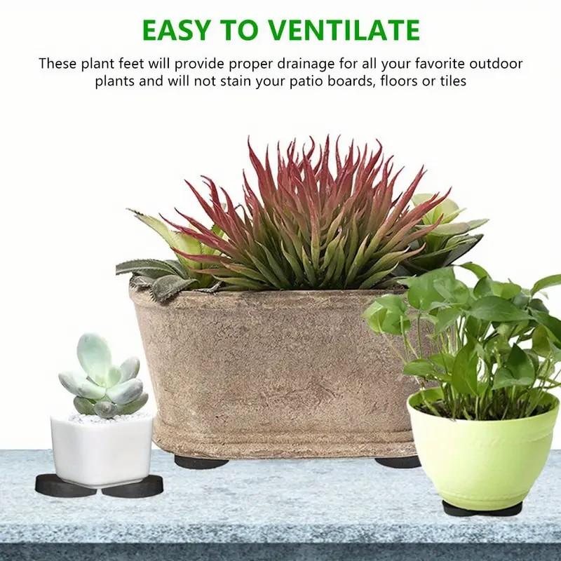 40Pcs Flower Pot Feet Non-Slip Self-Adhesive EVA Plant Pots Round Heighten Pads 30MM*10MM