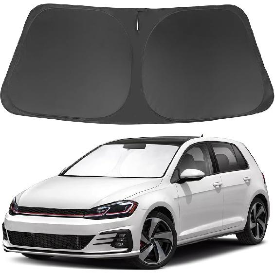 TINGLU Солнцезащитный козырек для Tesla Model X Tesla X 2016-2024 2025 Аксессуары Солнцезащитный козырек на лобовое стекло Защита от УФ-лучей Накидка на солнцезащитный козырек С