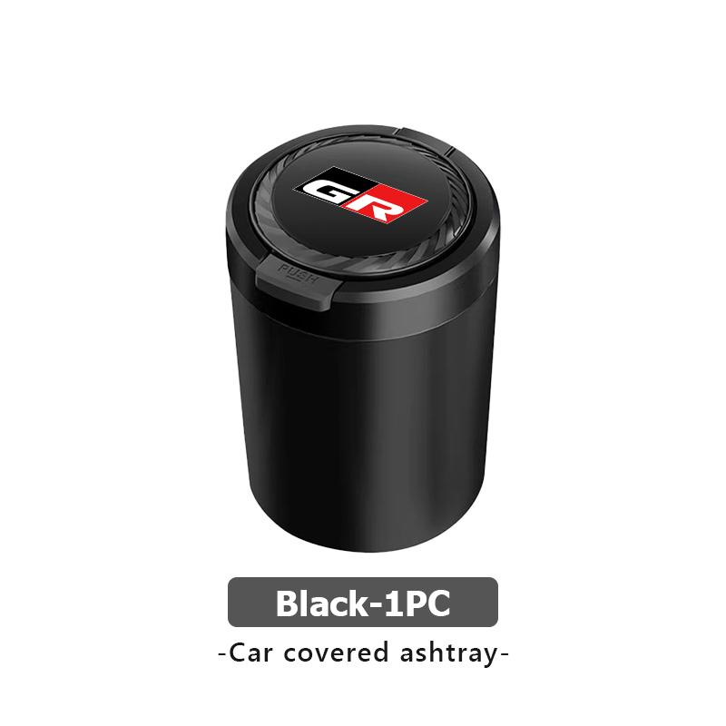 VCA2  For Toyota Car Ashtray One Touch Open Portable Ashtray Cup Auto Interiors GR Yaris Corolla Prius Aqua Vios Mirai Hilux Auris CHR