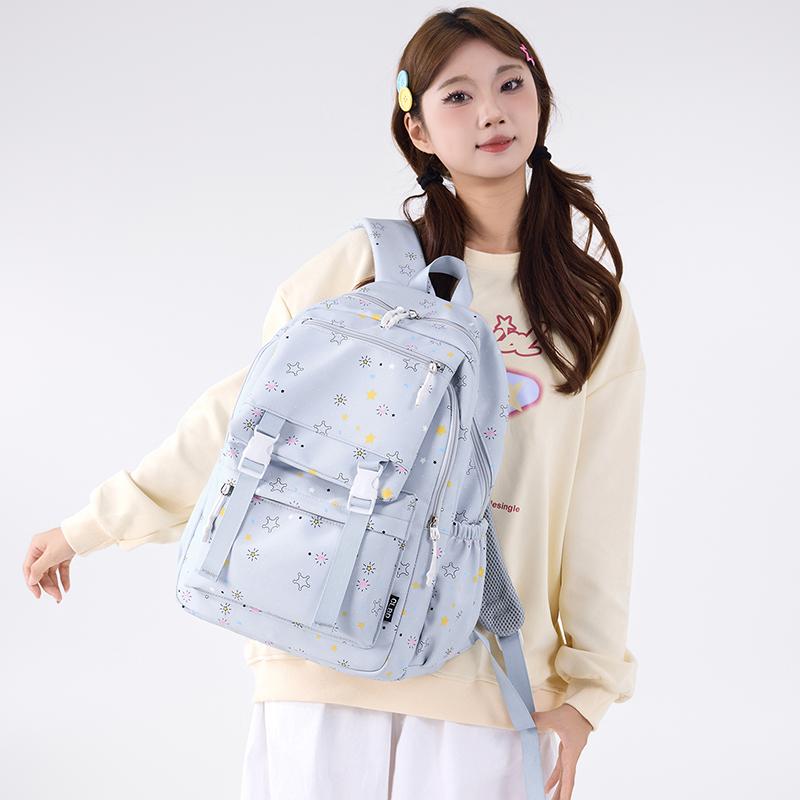 Рюкзак большой вместимости с принтом, студенческий школьный рюкзак, легкий рюкзак