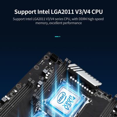 Материнская плата Jingsha X99 Dual Gaming с 8 слотами памяти DDR4 и поддержкой 10 портов SATA3.0