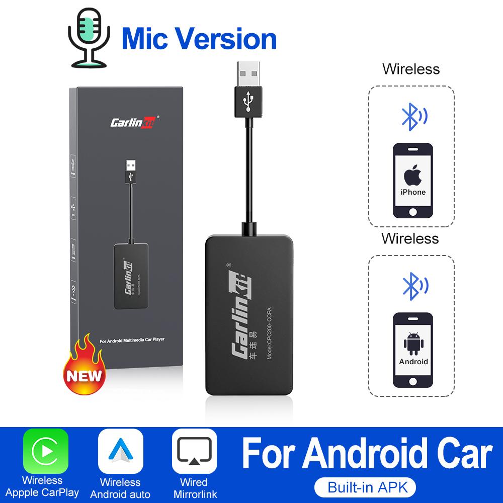 CarlinKit Проводной или Беспроводной Адаптер CarPlay USB Android Auto Dongle для Android Автомобильной Мультимедиа Mirrorlink Waze Spotify Autokit