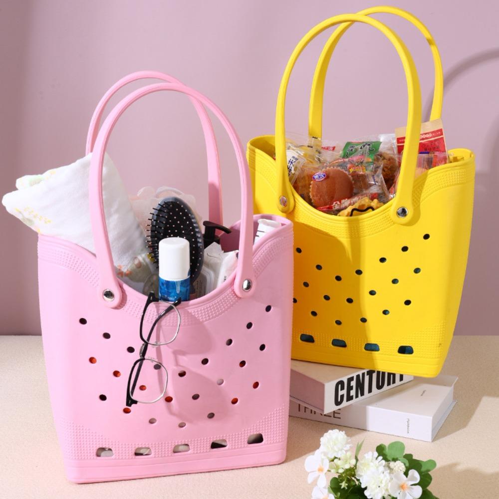 Large Capacity Women Fashion Handbag Basket Outdoor Tote Bag Beach Storage Bag Shopping