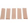 5pcs Finger Toe Tube Toe Sleeve Separator Pedicure Corn PU Gel Elastic Fabric Toe Protector TubeL