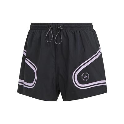 Женские спортивные шорты с совместным логотипом Stella McCartney X Stella McCartney, черные цветные блоки II3238
