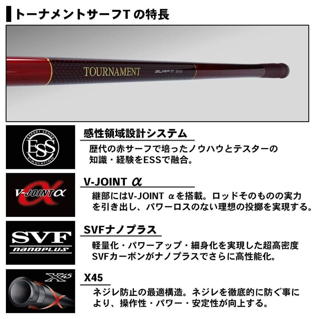 Daiwa Турнир по драйвингу для метания удилища Удочка для серфинга (ДАЙВА) ТР 27-425 Р