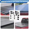 Truck Tonneau Cover Replacement Tallation Accessory For Hard Tri-Fold Tonneau Cover Include Rear Clamp Front Clamp T-Bolts
