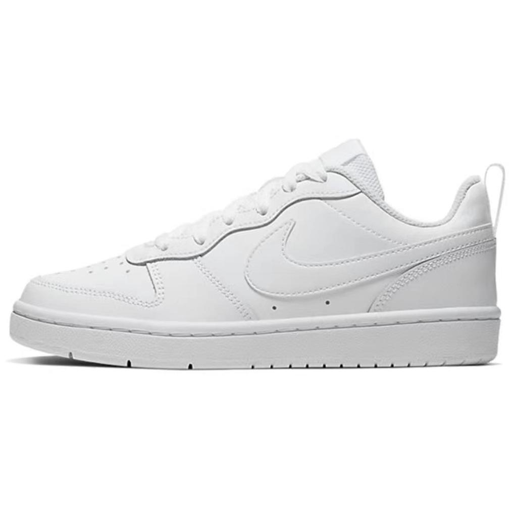 Nike Кроссовки Court Borough Low Sea Salt Coconut Низкие Скейтбордические Обувь GS Белый Синий DV5456-106(Команда79-)