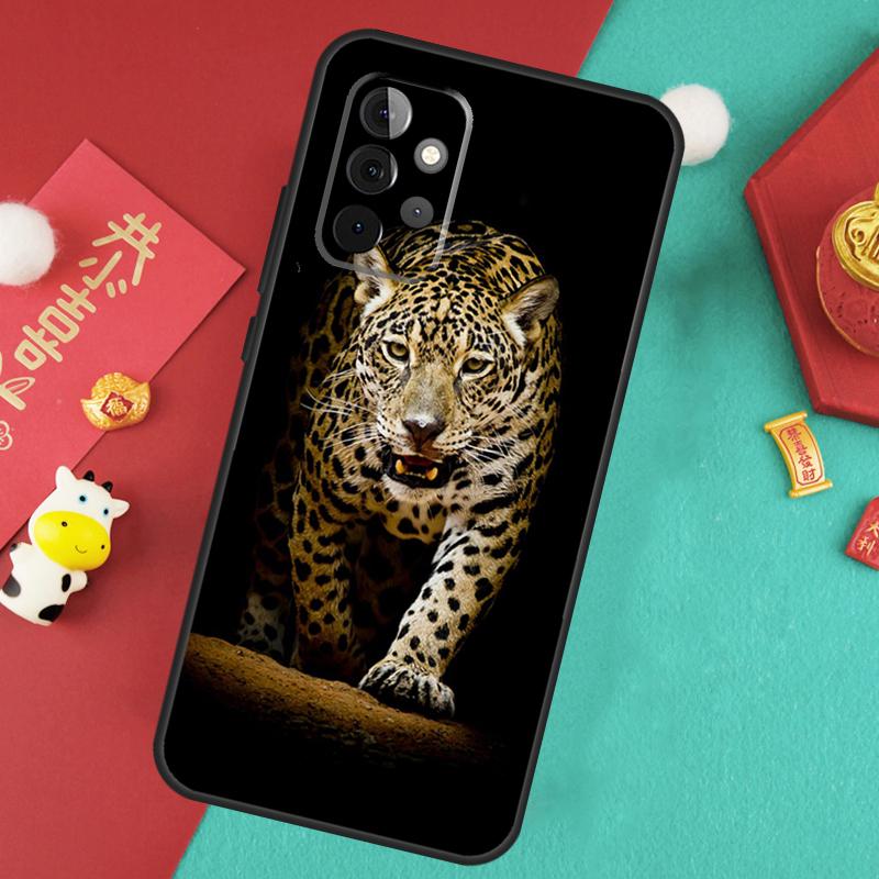 Чехол для Samsung Galaxy A17 A55 A35 A15 A32 A52 A13 A33 A53 A14 A34 A54 A06 A16 A26 A36 A56 с изображением Гепарда, Пантеры, Снежного Барса
