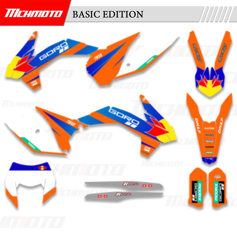 MCHMFG Полный комплект графических наклеек для KTM EXC EXC-F 125 250 300 350 450 2014 2015 2016 SX SXF 2013 2014 2015