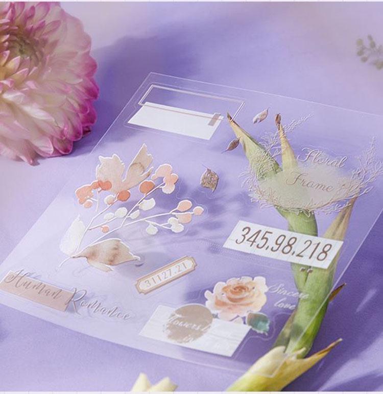 40 шт./компл. четырехсезонный тематический двойной материал, вырезанный цветочный бордюр, наклейка, книга, сделай сам, мусорный журнал, принадлежности для скрапбукинга, принадлежности для ведения журналов