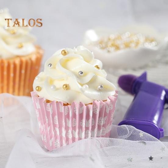 1 комплект, аппликатор из искусственного жемчуга с силиконовой насадкой 4 размеров, пищевой пластик, конфетные бусины, инструмент для украшения торта, десерта