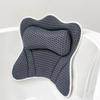 Bath Pillow AntiSlip Suction Cups High Density Foams Neck Pillows MultiPosition Support Spa Comfort Neck Supports