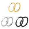 1 Pair Stainless Steel Fashion Punk Unisex Ear Hoop Circle Earrings Jewelry Gift ARI