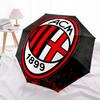 AC Milan, 1899 Автоматическое Открытие и Закрытие, 8-реберная Конструкция Портативный Зонт, Подходит для Мужчин и Женщин Все Сезоны Идеальный Подарок для