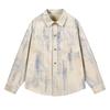 Tie-dye Shirt New Style Jacket Autumn and Winter Trendy Corduroy Jacket Top Work Pocket Long Sleeve Shirt
