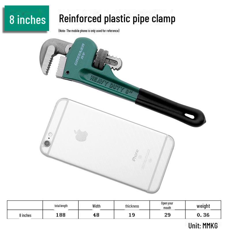 Green Forest Heavy Duty Quick Трубный ключ: 18-дюймовые и 24-дюймовые хомуты для водопроводных труб и арматуры