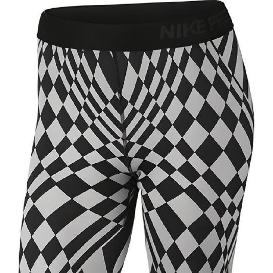 Nike Леггинсы для фитнеса и тренировок с цветными блоками, женские леггинсы, черные, белые 683560-012