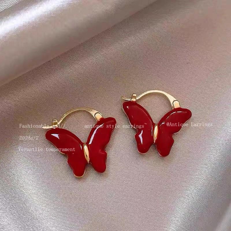 Майярдовый кофейный цвет янтарные серьги женские осенне-зимние высококлассные серьги в стиле кэжуал, серьги с нишевым дизайном в стиле легкой роскоши