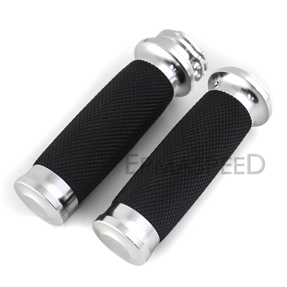 1 пара 25 мм ручки для мотоциклов с ЧПУ, алюминиевые резиновые ручки для скутера, спортивного велосипеда, велосипеда для грязи, мотоцикла