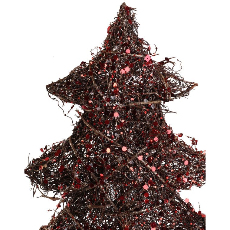 Brown Decorative Christmas Tree Figurine