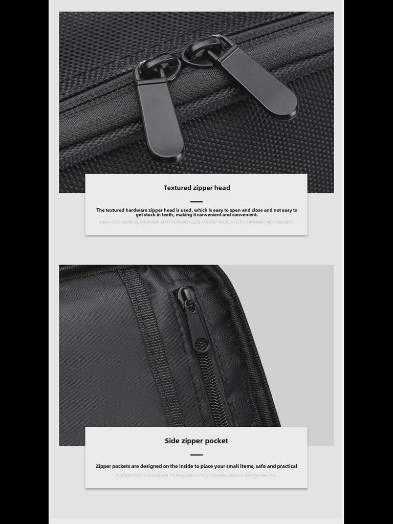 Double-Layer Large Capacity Portable Makeup Bag