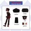 Anime Jibaku Shounen Hanako Kun Yugi Amane Cosplay Costumes Toilet Bound Hanako Kun Cloak Black Full Set Uniform