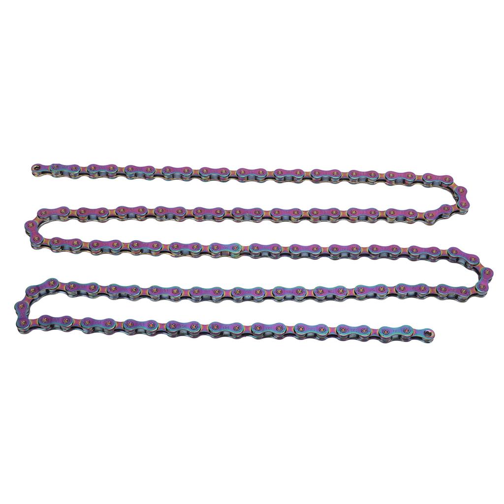 9 Speed Bike Chain 9 Speed Carbon Steel Colorful Sensitive Shifting Heat Treatment Bicycle Chain