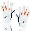 Перчатки для гольфа для детей, детские перчатки для гольфа на обе руки, всепогодные, прочные, 4 цвета, унисекс, 1 пара, SML XL (Средний, Белый)