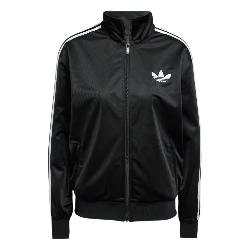 adidas Женский спортивный топ Adicolor Classic Firebird свободного кроя черный женская уличная одежда JC8251