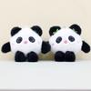 Charming Cute Giant Panda Plush Toy Keychain Ultra-soft Stuffed Animal 14cm
