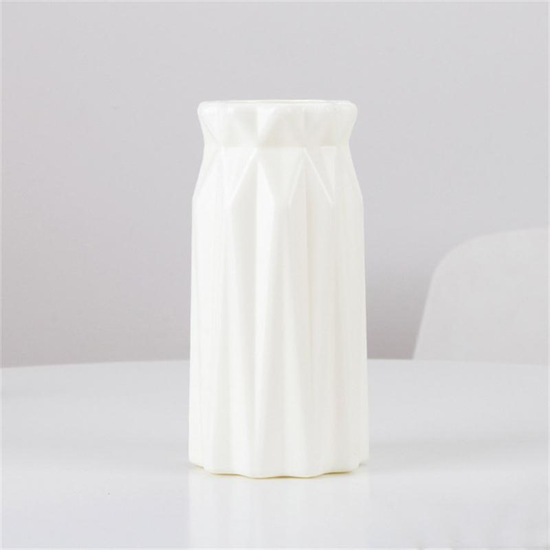 Современная ваза для цветов, небьющаяся пластиковая ваза, европейская антикерамическая имитация ротанга, простая композиция в корзине, искусство, домашний декор