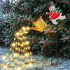 Solar Powered Pathway Decor Snowman Garden Stake Light, Waterproof Watering Can Lamp with Multi Colored Lawn Warm/Colorful Light for Outdoor