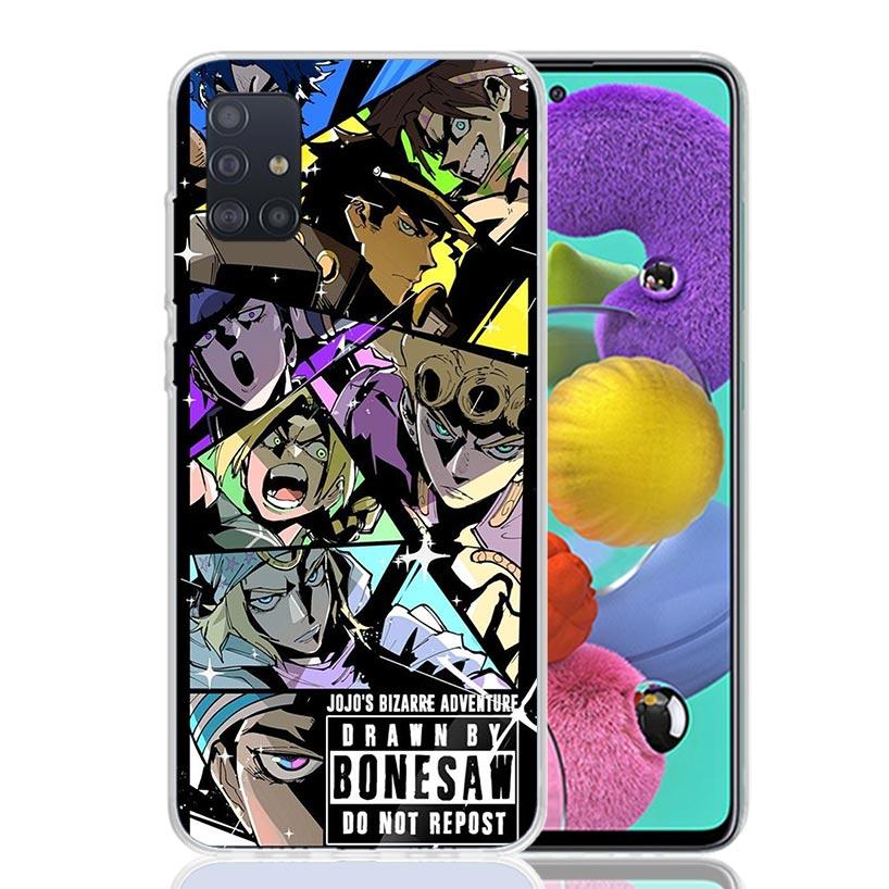 Чехол для телефона JoJo's Bizarre Adventure для Samsung Galaxy A52 A32 A22 A12 A02S A50S A30S A51 A31 AA71 Note 20 Ultra 10 S10 Plus G