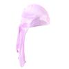 Унисекс Взрослый Сатиновый Длинный Хвост Durag Банданы Шапка Пиратская Шляпа Тюрбан Мужской Хип-Хоп Шелковистая Повязка на Голову Бандана Мотоциклиста Женские Головные Уборы
