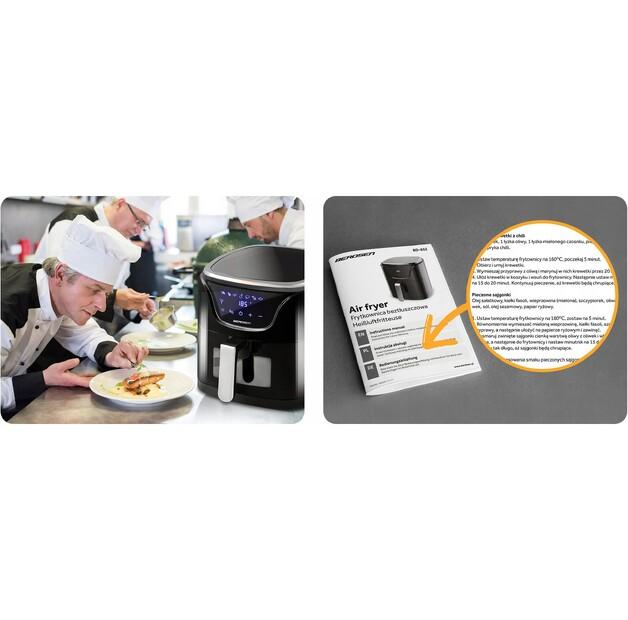 Фритюрница Berdsen BD-652 черный серебристый