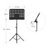 Portable Metal Music Stand Detachable Musical Instruments For Piano Violin Guitar Sheet Music Accessaries