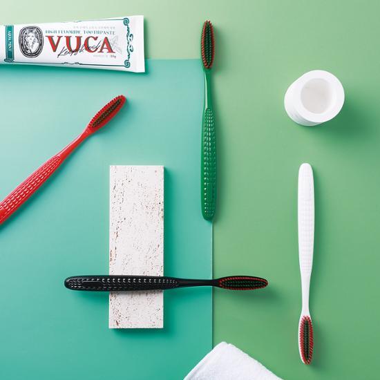 Зубная щетка Vuca Classic Jumbo с двойной тонкой щетиной, 10 шт.